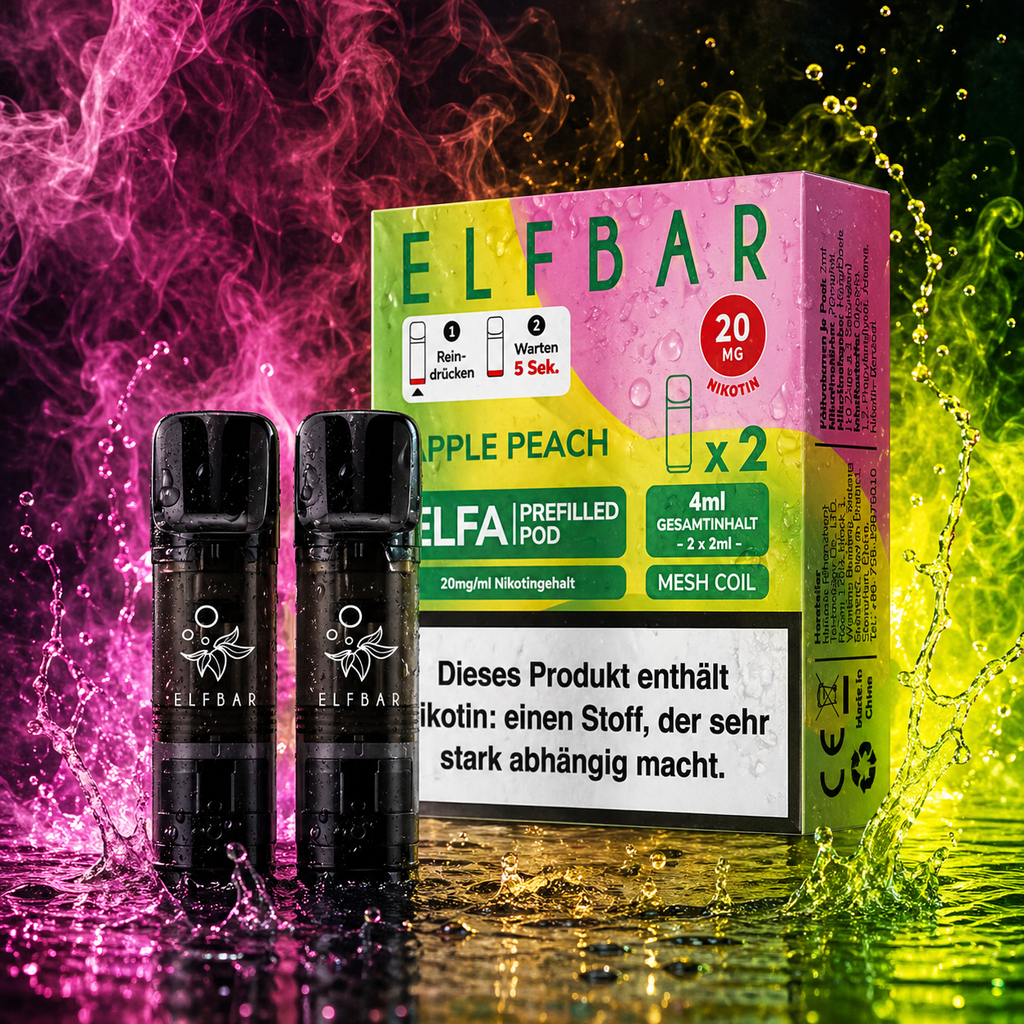 Elfbar ELFA Prefilled Pods (2er-Pack) – 20mg Nikotinsalz-Ersatz-Pods