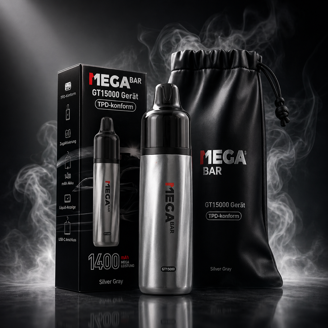 Mega Bar GT15000 Gerät - 20mg/ml (Luxe Gold)