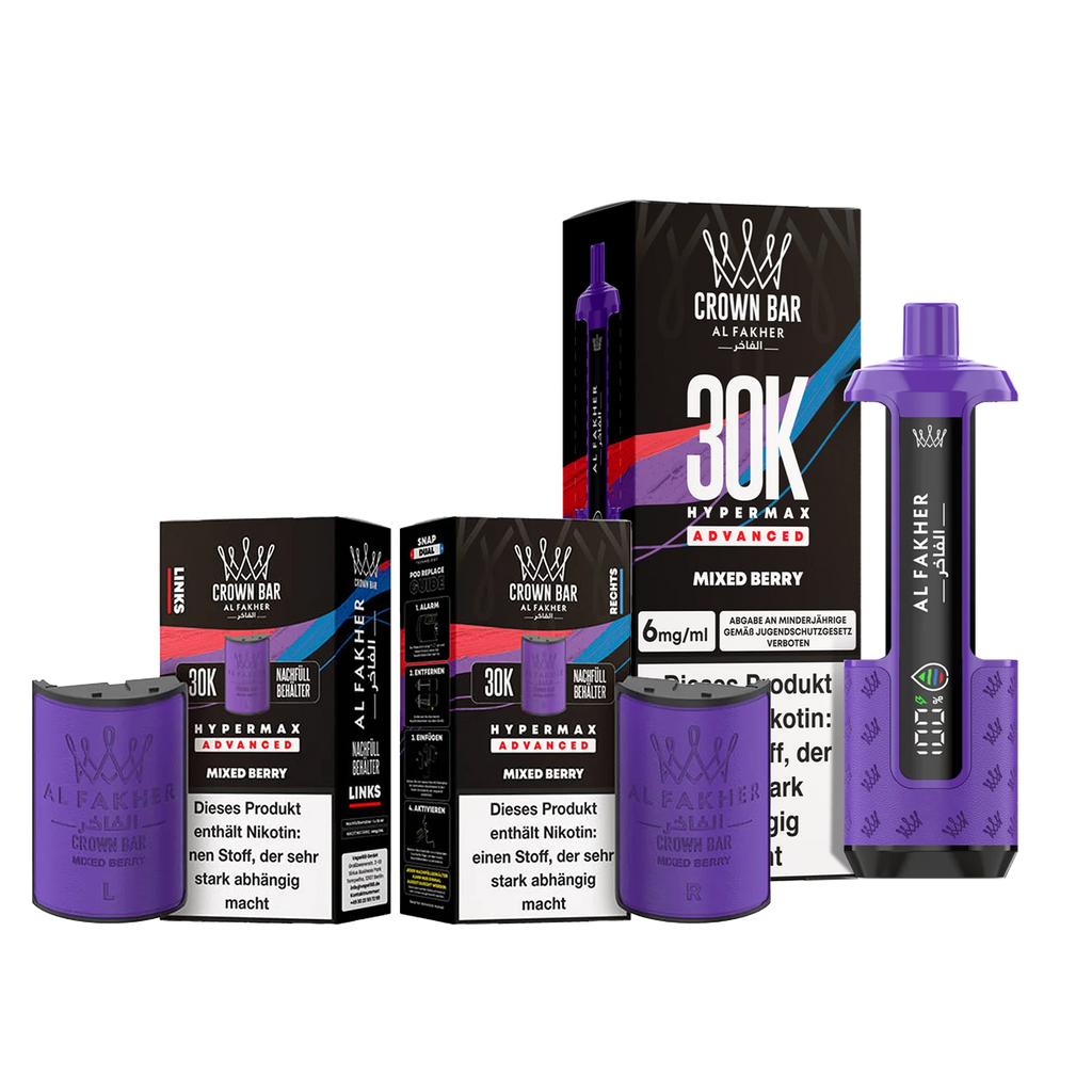 Al Fakher Crown Bar 30K - Mixed Berry