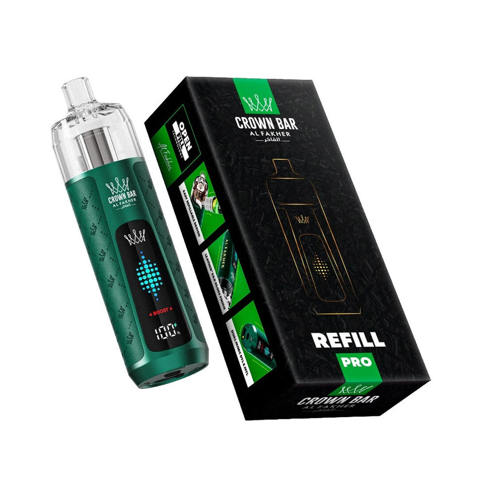 Al Fakher Crown Bar REFILL PRO Vorgefüllte Pods – Hochleistungs-Shisha-Geschmack