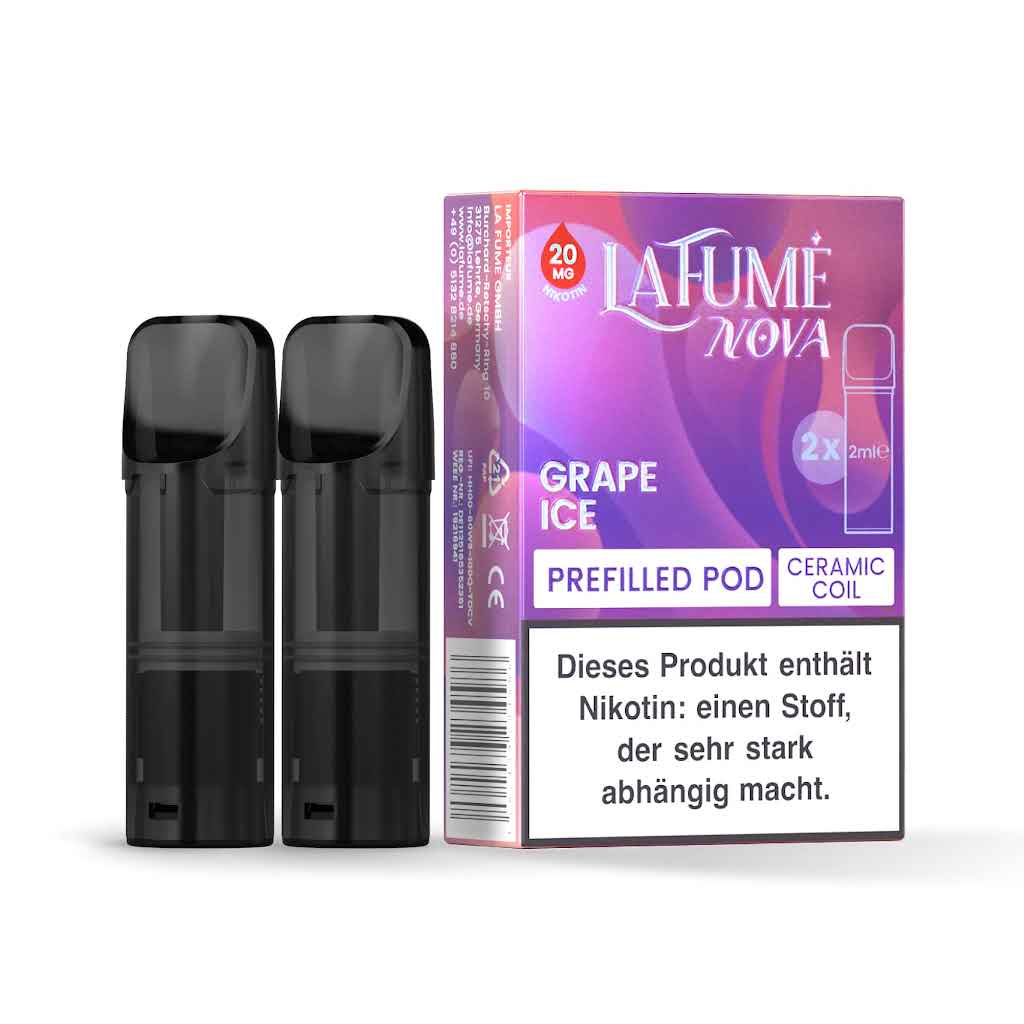 LaFume Nova vorgefüllte Pods (2er-Pack) – 20 mg Nikotinsalz-Pods